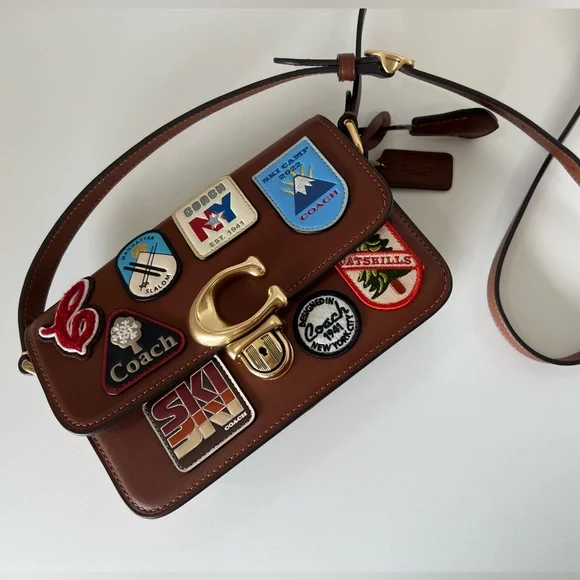 COACH Studio 19 Featuring Ski Patches & Locking Coach Buckle - Picture 7 of 11